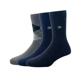 Peter England Men Pack Of 3 Calf-Length Socks-53