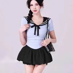KPOP Women V-Neck Short Sleeves Top-image-57