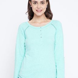 Zastraa Women Sea Green Solid Top-image-89