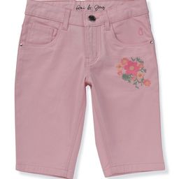 Gini and Jony Girls Floral Embroidered Cotton Capris-picture-32