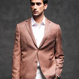 RARE RABBIT Men Drew Tailored Fit Single-Breasted Blazers-44