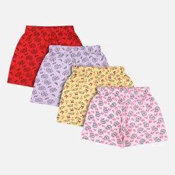 Bodycare Kids Girls Pack Of 6 Assorted Boxer Style Briefs KIA1612-PK006-30