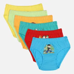 Bodycare Kids Boys Pack Of 6 Assorted Ben 10 Basic Briefs KIA960-image-71