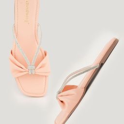 DressBerry Women Embellished One Toe Flats-image-46