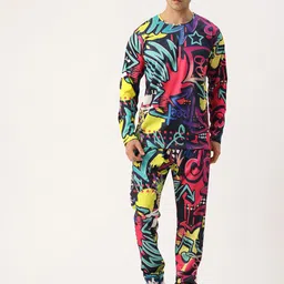 Sports 52 wear Men Abstract Printed Tracksuit-image-95
