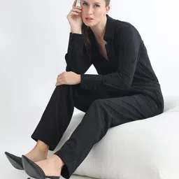 RAREISM Women Mid Rise Slim Fit Cotton Track Pants-image-110