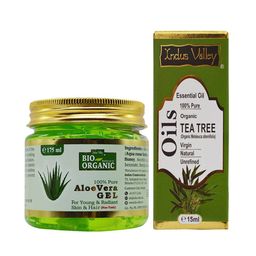 Indus valley aloe vera gel & tea tree combo-22
