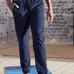 Domyos By Decathlon Men Black Regular Fit Solid Yoga Pants-image-35