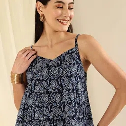 Zenava by Myntra Shoulder Straps Cotton A-Line Top-picture-27