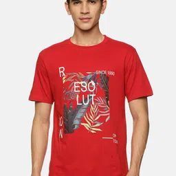 bollti Tropical Printed Pure Cotton T-shirt-image-76