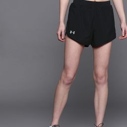 UNDER ARMOUR Women Black Fly-By 2.0 Mini Short-image-36