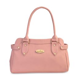 Fostelo Pink Solid Handheld Bag-10