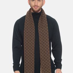 513 Men Brown Checked Muffler-picture-4