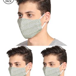Anekaant Unisex 3 Pcs 3-Ply Reusable Fabric Masks-40