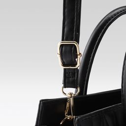 Mast & Harbour Textured Structured Handheld Bag With Quilted image 5