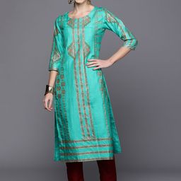Indo Era Ethnic Motifs Printed Straight Kurta-picture-35