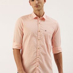 Peter England Men Slim Fit Printed Casual Shirt-image-90