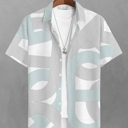 BULLMER Men Green Straight Printed Casual Shirt-image-61
