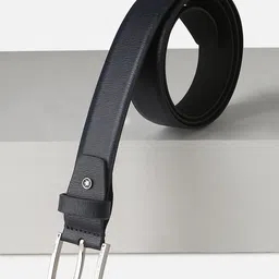 Louis Philippe Men Textured Leather Formal Belt-image-85