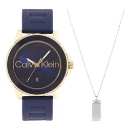Calvin Klein Men Aqueous Watch with Necklace Gift Set - CKWNES8-image-96