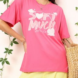 DressBerry Love Letters Printed Relaxed T-shirt-image-68