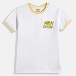 Eteenz Boys Johnny Bravo Printed Cotton T-shirt-image-42