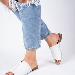 TRYME Women Textured Open Toe Flats-55