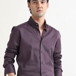 RARE RABBIT Men Comor Slim Fit Opaque Cotton Shirt-picture-56