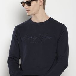 Tommy Hilfiger Pure Cotton Brand Logo Embroidered Pullover Sweaters-picture-12