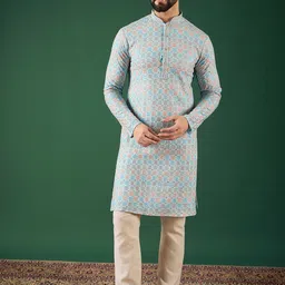 Anouk Men Thread Work Kurta-9