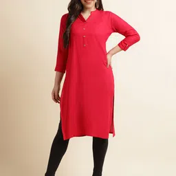 Fabclub Roll Up Sleeve Kurta-picture-20