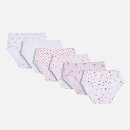 Bodycare Kids Girls Pack Of 6 Assorted Basic Briefs KIA6501-PK001-image-22