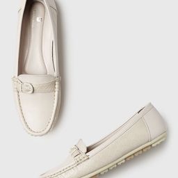 Marc Loire Women Textured Buckled Lightweight Loafers-image-28