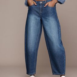 The Roadster Life Co. Women Horseshoe Fit Low-Rise Heavy Fade Jeans-image-20