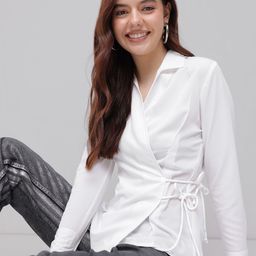 glitchez All-Day Slay Tie Up Wrap Top-image-31
