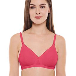 Bodycare Women Pack of 3 Coral-Coloured Solid T-shirt Bra 5551CO-16