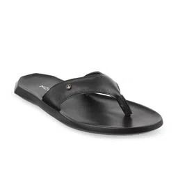 Mochi Men Black Solid Comfort Sandals-picture-12
