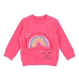 Pantaloons Baby Girls Fuchsia Printed Sweatshirt-image-81