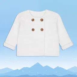 mothercare Infant Kids White Pure Cotton Cardigan-picture-54