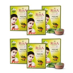 ROSA Pack Of 6 Neem Face Pack - 25 gm-0