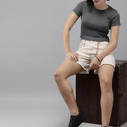 Roadster Cap Sleeves Crop Top-image-58