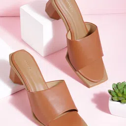 CORSICA Open Toe Block Heels-52