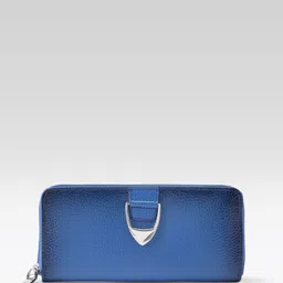 Hidesign Women Textured Leather Zip Around Wallet-image-8