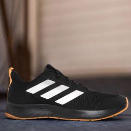 ADIDAS Men Black Woven Design Reyton Running Shoes-16