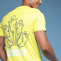 HERE&NOW Graphic Printed Pure Cotton T-shirt-picture-27