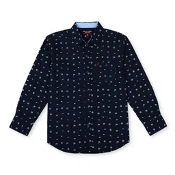 Gini and Jony Infant Boys Conversational Printed Casual Cotton Shirt-image-68
