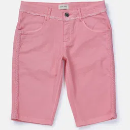 Gini and Jony Infant Girls Pedal Pusher Fixed Waist Cotton Denim Capri-image-67