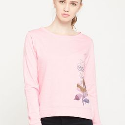 Marie Claire Women Pink Printed Sweatshirt-image-37