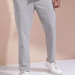 HIGHLANDER Men Textured Easy Wash Chinos Trousers-picture-32