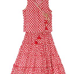 My Little Lambs Red Ready to Wear Lehenga with Blouse-picture-14
